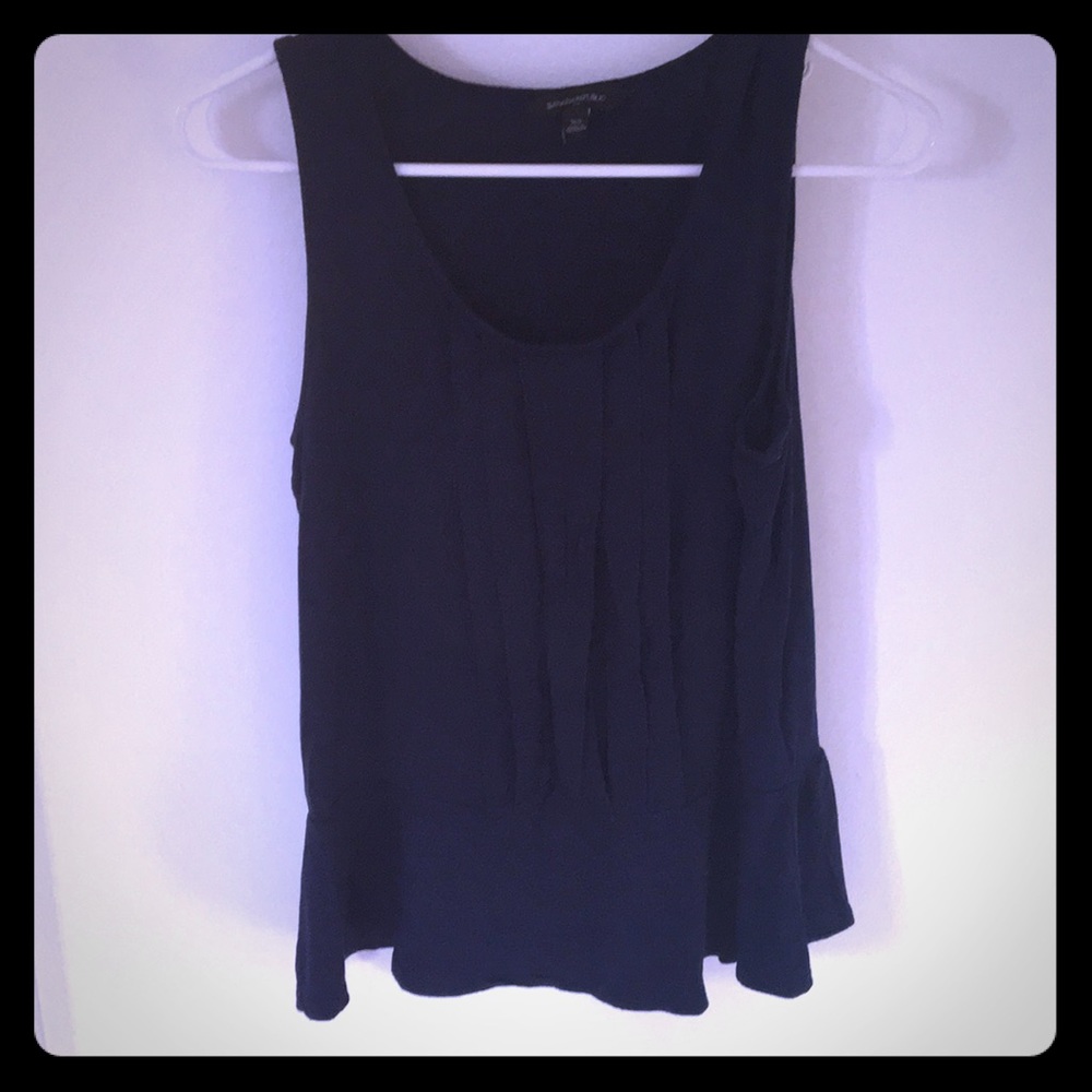 Navy blue sleeveless top